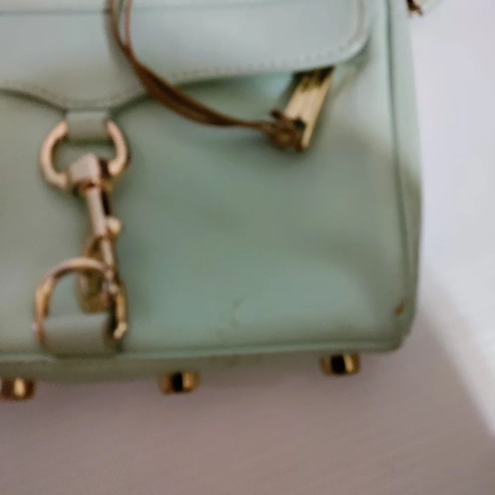 Rebecca minkoff mini mac in mint